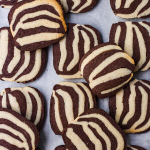 EGGLESS ZEBRA COOKIES