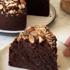 EGGLESS HEALTHY CHOCOLATE PROTEIN CAKE