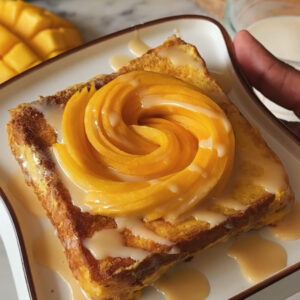 EASY MANGO MILK TOAST
