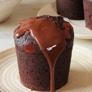 CHOCOLATE SUJI MUFFINS IN PAPER CUPS