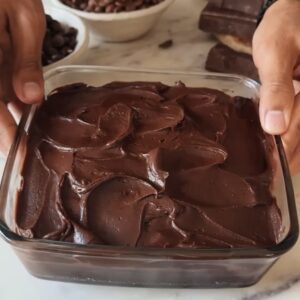 HOT CHOCOLATE POKE CAKE
