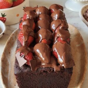 STRAWBERRY CHOCOLATE LOAF CAKE