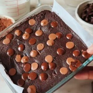 RAGI BROWNIES IN A MICROWAVE