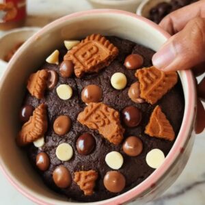 BISCOFF STUFFED MICROWAVE COOKIE
