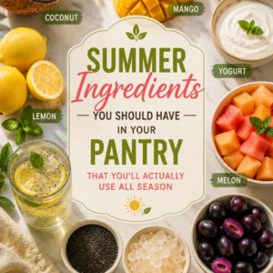 Summer Ingredients You Should Always Have In Your Pantry This Season