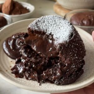 CHOCOLAVA CAKE IN AN AIRFRYER