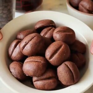 EGGLESS COFFEE BEAN COOKIES IN AN AIR FRYER