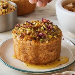 GULAB JAMUN CAKE IN KATORI